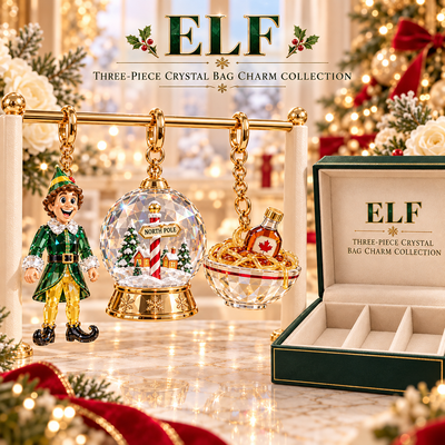 North Pole Cheer Bag Charm Set