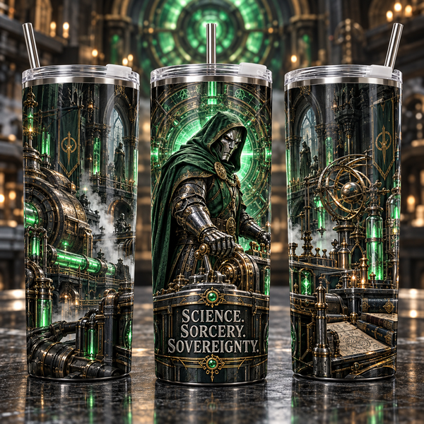 Arcane Forge Masked Sorcerer 20oz Tumbler