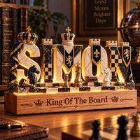 Personalized Chess Name Night Light