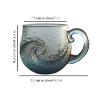 Ocean Wave Glass Mug