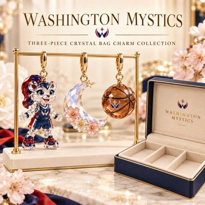 Washington Basketball Fan Bag Charm Set