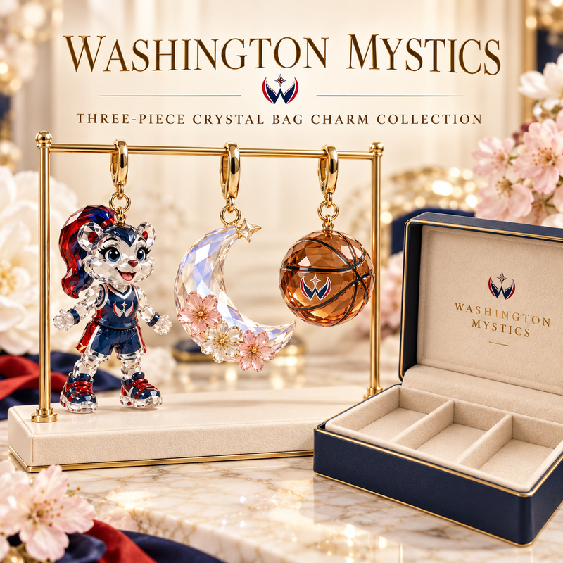 Washington Basketball Fan Bag Charm Set