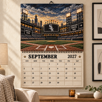 Chicago Baseball Fan 2027 Wall Calendar