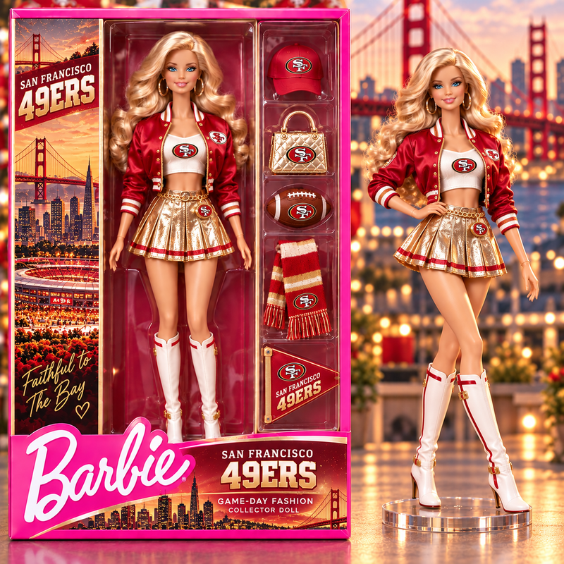 San Francisco Gameday Fashion Collector Doll