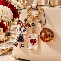Las Vegas Basketball Fan Bag Charm Set
