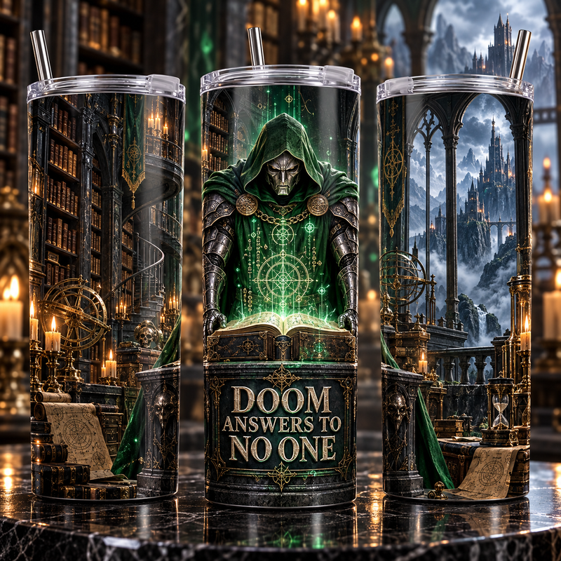 Forbidden Grimoire Sorcerer 20oz Tumbler