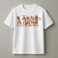 Tiger Golf Swing Graphic T-Shirt | Funny Animal Sports Illustration | Premium Soft Cotton Tee | Unique Golf Gift for Men and Women