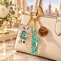 New York Basketball Fan Bag Charm Set