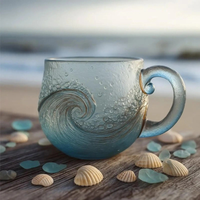 Ocean Wave Glass Mug