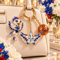 Dallas Basketball Fan Bag Charm Set