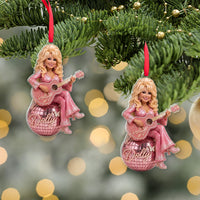 Pink Disco Ball Country Singer Acrylic Ornament