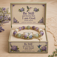 Hummingbird Garden Faith Bracelet