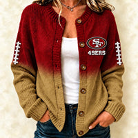 San Francisco Two-Tone Fade Women's Cardigan