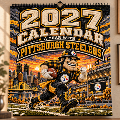 Pittsburgh Football Fan 2027 Wall Calendar