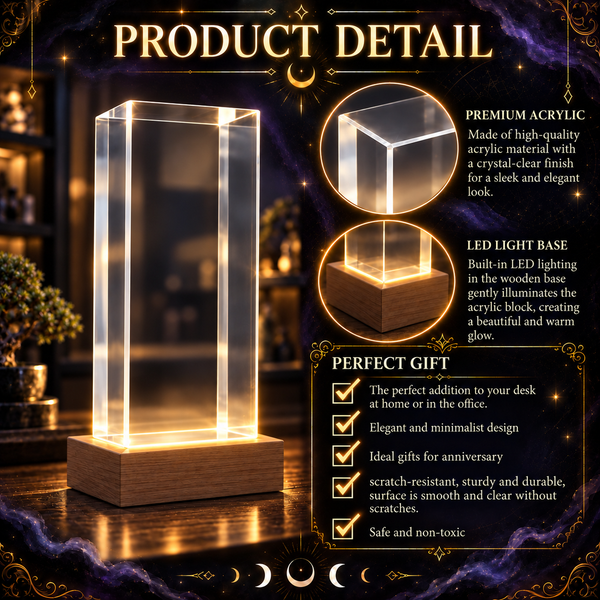 Chicago Football Story Cube Resin Lamp - Product Detail