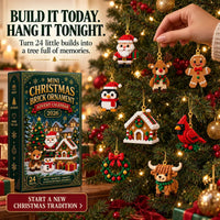 Mini Christmas Brick Ornament Advent Calendar