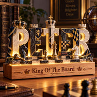 Personalized Chess Name Night Light