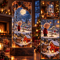 Nostalgic Beagle Story Cube Resin Lamp