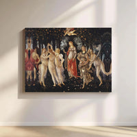 Sandro Botticelli Primavera Canvas Print | Renaissance Fine Art Wall Decor | Premium Gallery Wrapped Canvas | Elegant Gift for Art Historians