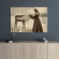 Sami People Canvas Print | Indigenous Culture Documentary Art | Premium Gallery Wrap Wall Decor | Educational Historical Gift for History Lovers