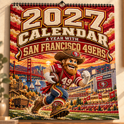 San Francisco Football Fan 2027 Wall Calendar