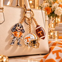 Tennessee Football Fan Bag Charm Set