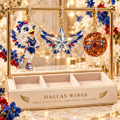 Dallas Basketball Fan Bag Charm Set