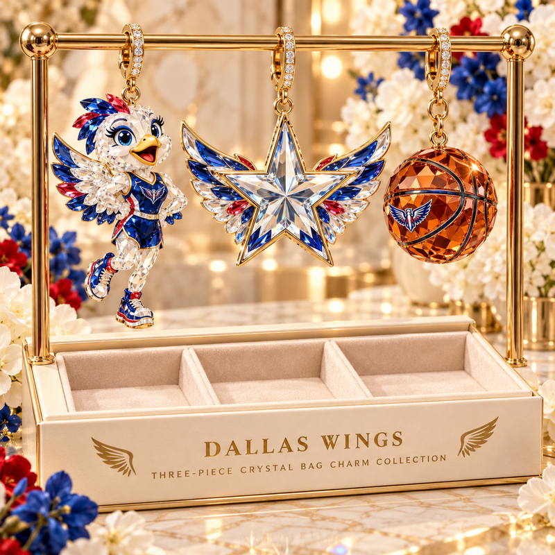 Dallas Basketball Fan Bag Charm Set