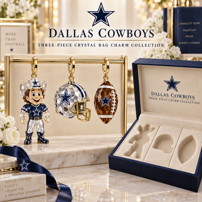 Dallas Football Fan Bag Charm Set