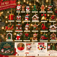 Mini Christmas Brick Ornament Advent Calendar