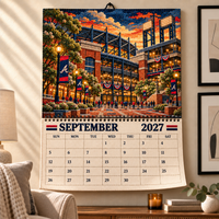 Atlanta Baseball Fan 2027 Wall Calendar
